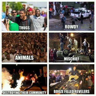 Illustration for article titled Black People Riot Over Injustice; White People Riot Over Pumpkins and Football